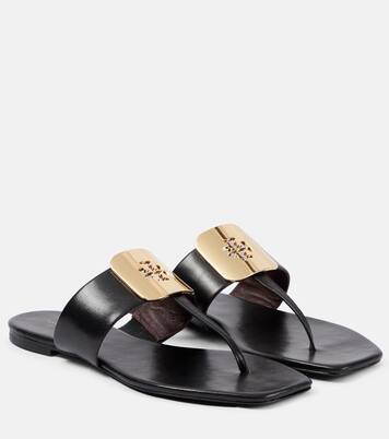 Georgia leather thong sandals | Tory Burch