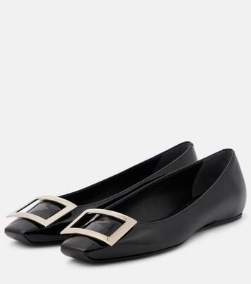 Trompette patent leather ballet flats | Roger Vivier