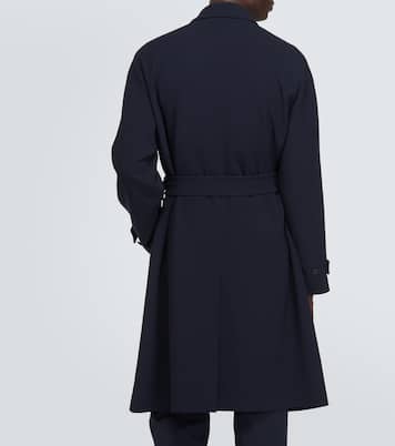 Abrigo en mezcla de lana | Giorgio Armani