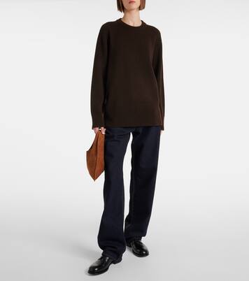 Bindle Small suede tote bag | The Row