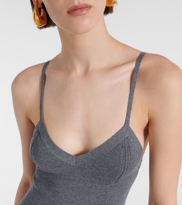 Elio pleated wool midi dress | Khaite