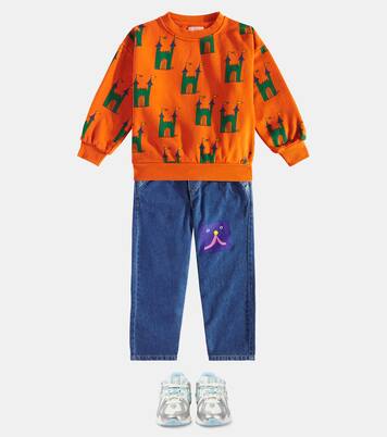 Faraway Castle cotton sweatshirt | Bobo Choses