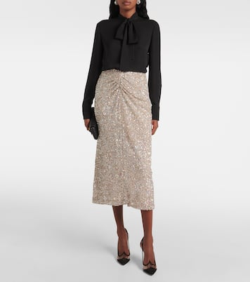 Midirock Zuri mit Pailletten | Costarellos