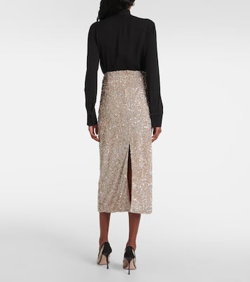 Midirock Zuri mit Pailletten | Costarellos