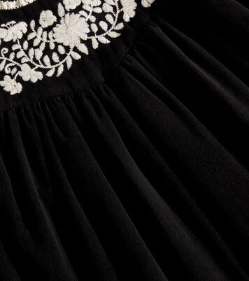 Robe Alida en velours côtelé de coton | C'era Una Volta