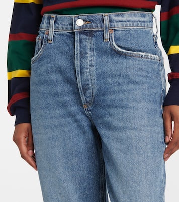 High-Rise Cropped Straight Jeans Riley | Agolde