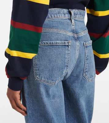 High-Rise Cropped Straight Jeans Riley | Agolde