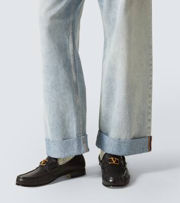 High-Rise Straight Jeans | Valentino
