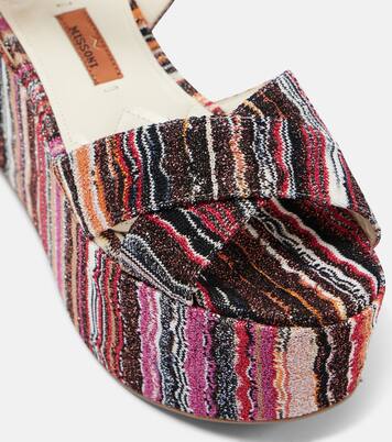 Julia raschel platform sandals | Missoni