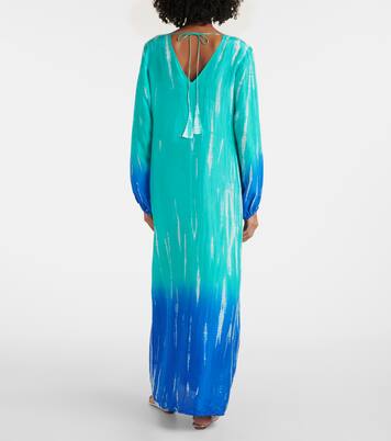 Robe longue en soie | Anna Kosturova