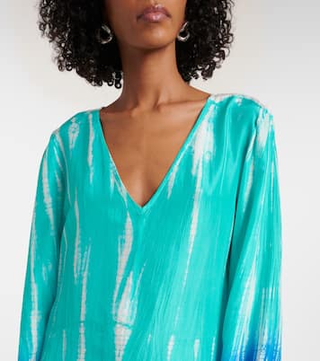 Robe longue en soie | Anna Kosturova