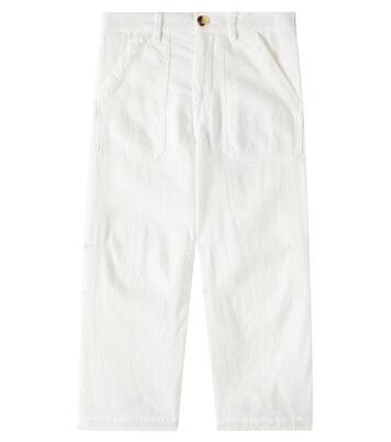 Dyed linen-blend pants | Brunello Cucinelli Kids