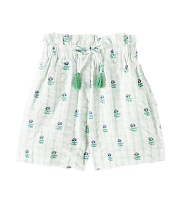 Gaia floral cotton shorts | C'era Una Volta