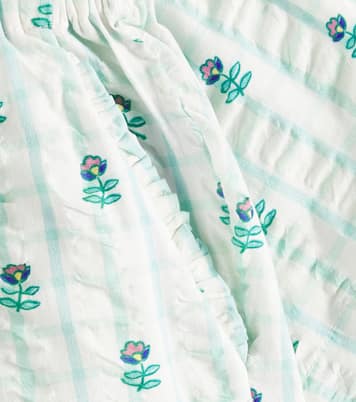 Gaia floral cotton shorts | C'era Una Volta