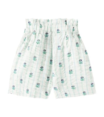 Gaia floral cotton shorts | C'era Una Volta