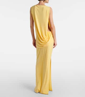 Vestido largo Peplo de jersey | Jacquemus