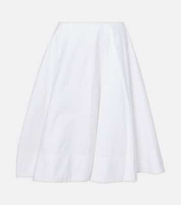 Midirock Salon aus Baumwollpopeline | Jacquemus