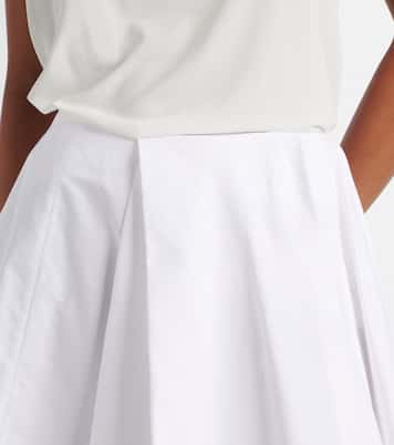 Midirock Salon aus Baumwollpopeline | Jacquemus