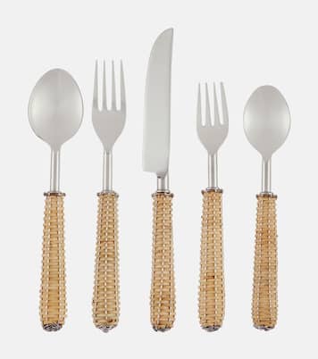 Rattan flatware set | Les-Ottomans
