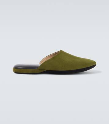 Suede slippers | Charvet