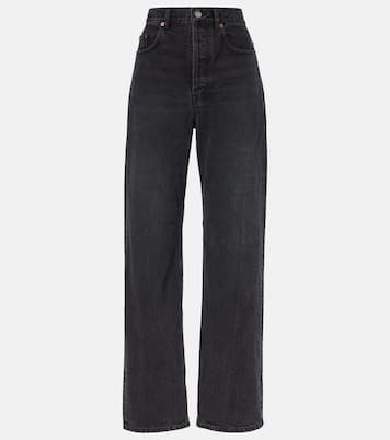 高腰阔腿牛仔裤 | Saint Laurent