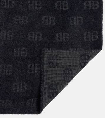 BB wool-blend scarf | Balenciaga