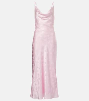 Robe en satin de soie | Rotate