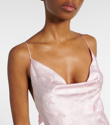 Robe en satin de soie | Rotate