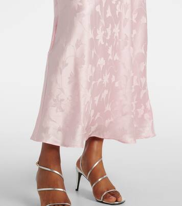 Robe en satin de soie | Rotate