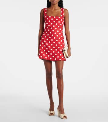 Robe Alice en lin à pois | Posse