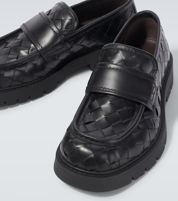 Mocassini Haddock in pelle Intrecciato | Bottega Veneta