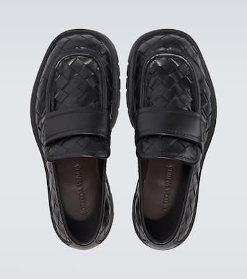 Mocassini Haddock in pelle Intrecciato | Bottega Veneta