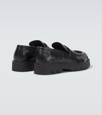 Mocassini Haddock in pelle Intrecciato | Bottega Veneta