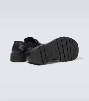 Mocassini Haddock in pelle Intrecciato | Bottega Veneta