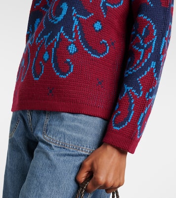Paisley wool jacquard polo sweater | Etro