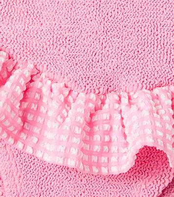 Costume intero Denise con finiture a quadretti | Hunza G Kids