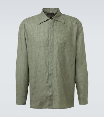 Resort linen shirt | Saman Amel