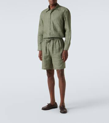 Resort linen shirt | Saman Amel
