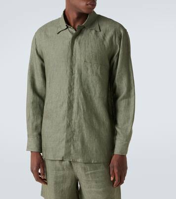 Resort linen shirt | Saman Amel