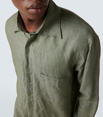 Resort linen shirt | Saman Amel