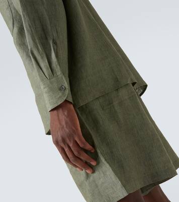 Resort linen shirt | Saman Amel
