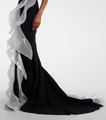 Robe longue Refraction à sequins | Maticevski