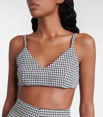 Gingham bralette  | Róhe