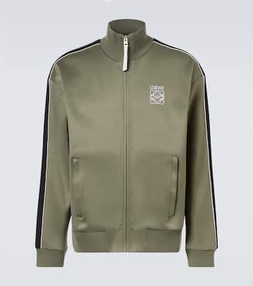 Chaqueta deportiva de jersey con anagrama | Loewe