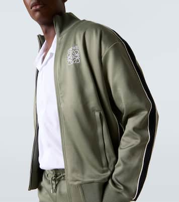 Chaqueta deportiva de jersey con anagrama | Loewe
