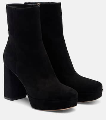 Ankle Boots Daisen 95 aus Veloursleder | Gianvito Rossi