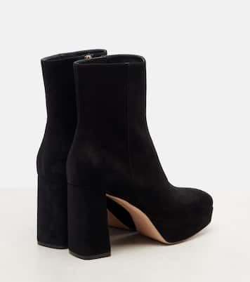 Ankle Boots Daisen 95 aus Veloursleder | Gianvito Rossi