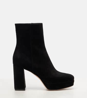 Ankle Boots Daisen 95 aus Veloursleder | Gianvito Rossi