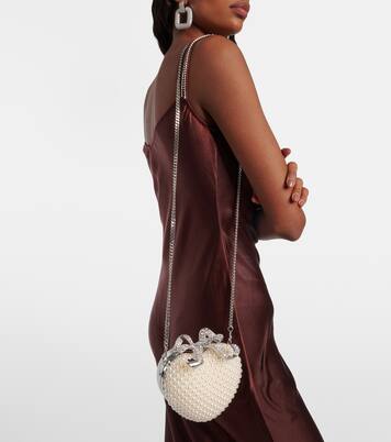 Pochette Heart à ornements | Self-Portrait