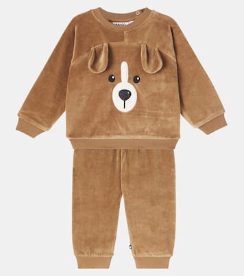Baby Doggy sweatshirt and sweatpants set | Molo